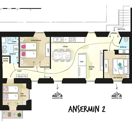 Appartamento Alp & Bike - Ansermin *