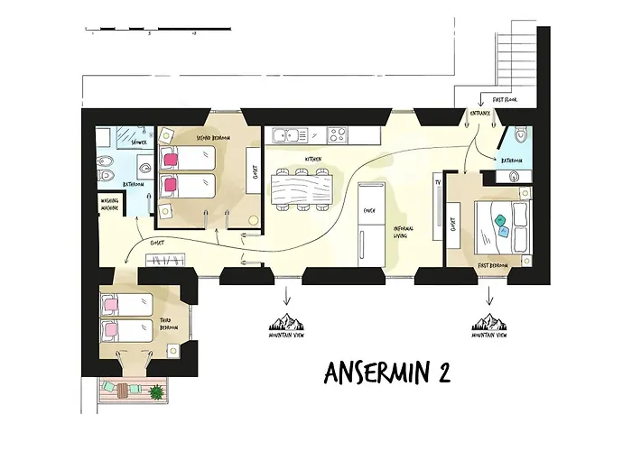 Appartement Alp & Bike - Ansermin *